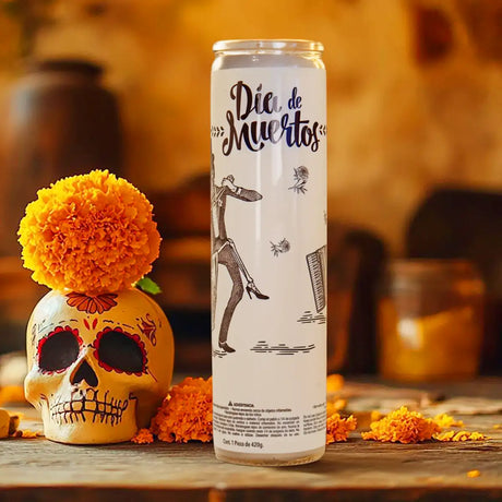 Veladora, Día de Muertos, Diseño Catrines