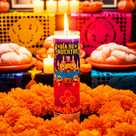 Veladora, Día de Muertos, Diseño Ofrenda