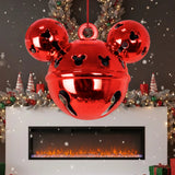 Ornamento, Cascabel Mickey, Color Rojo