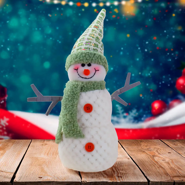 Peluche Navideño, Muñeco de Nieve