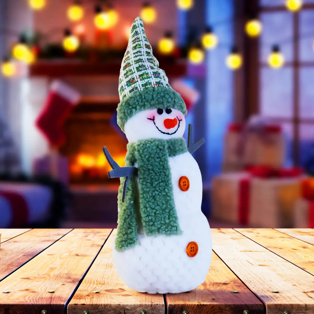 Peluche Navideño, Muñeco de Nieve