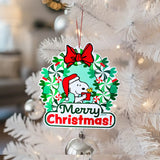 Ornamento, Snoopy, Merry Christmas