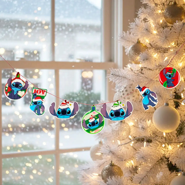 Guirnalda Navideña, Stitch