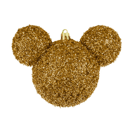 Esfera Navideña de Tinsel, Mickey, Color Oro