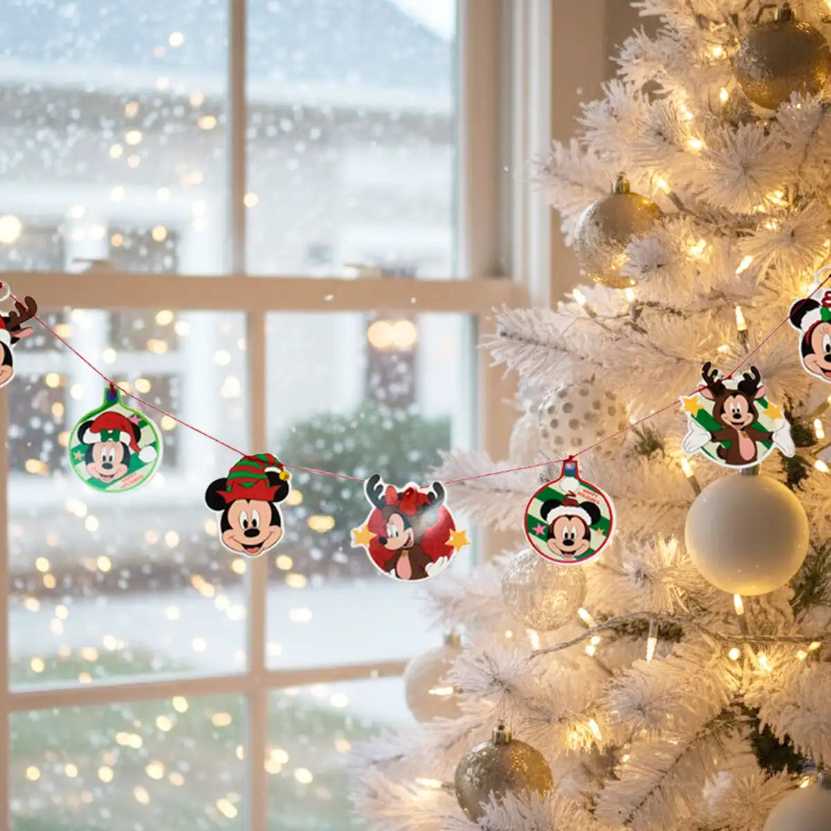 Guirnalda Navideña, Personajes Disney