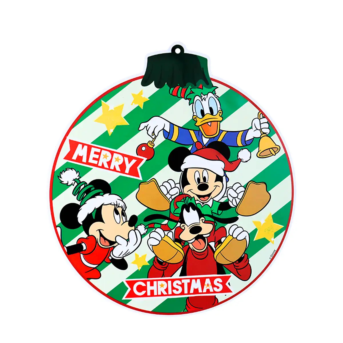Ornamento, Mickey & Minnie, Color Verde