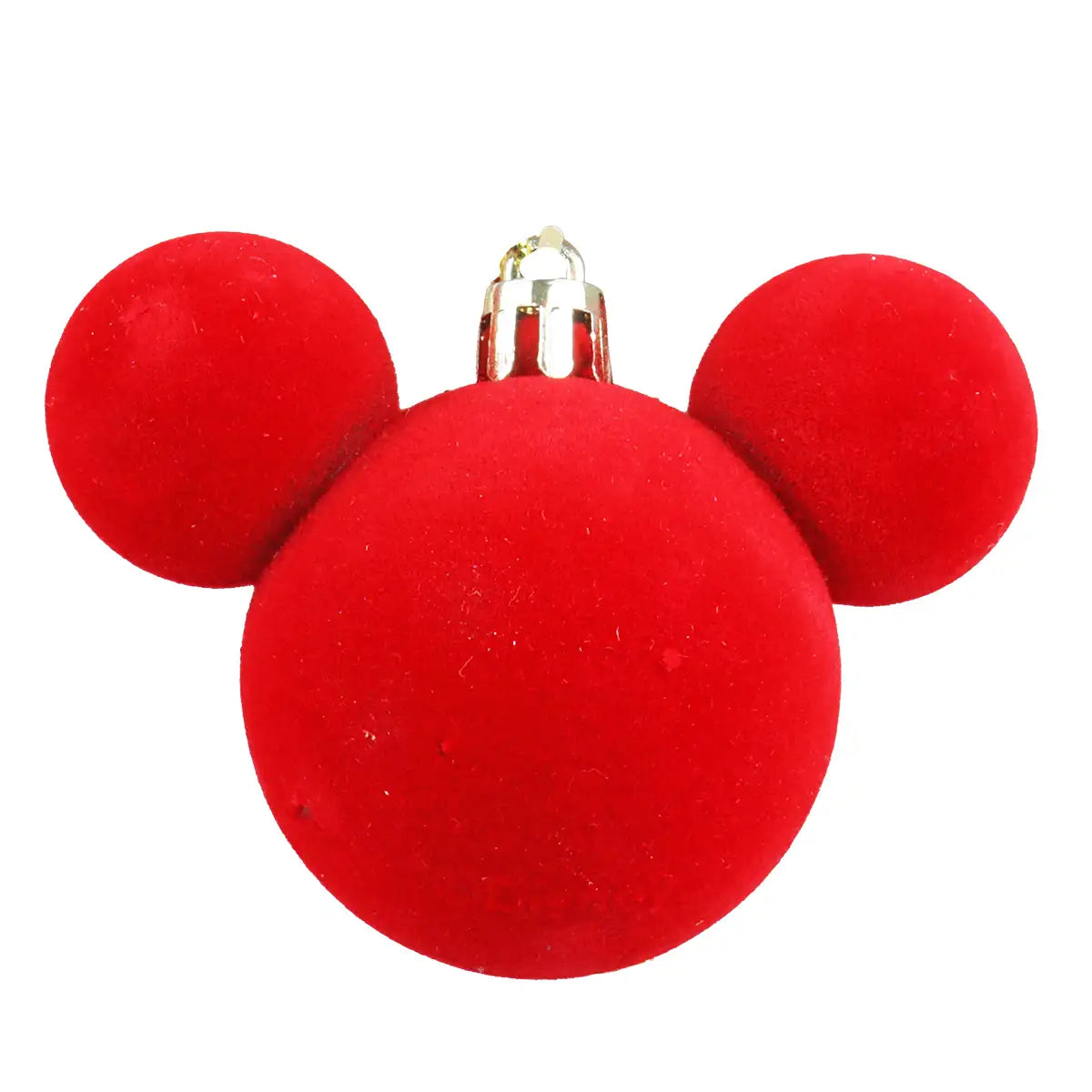 Esferas Navideñas, Mickey, Color Rojo, 3 pzas