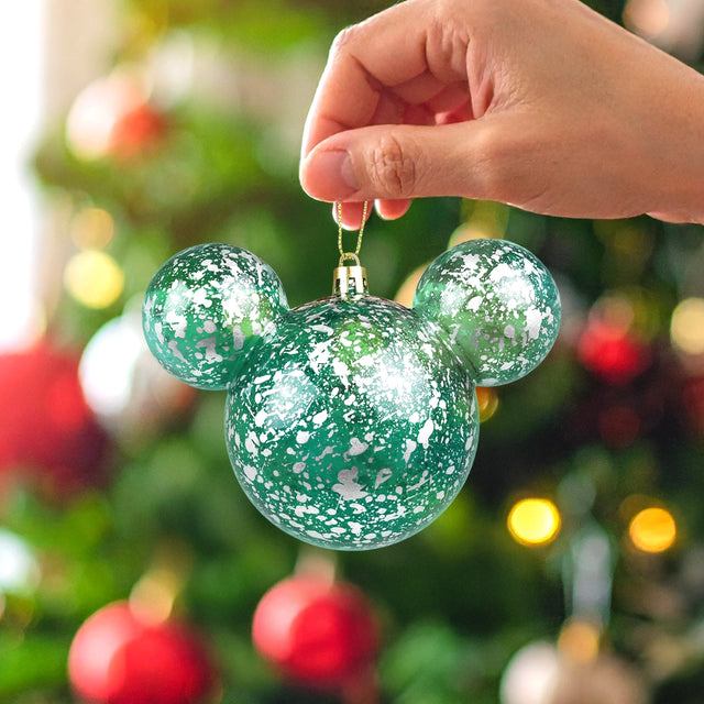 Esfera Navideña, Mickey, Color Verde