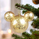 Esfera Navideña, Mickey, Color Dorado