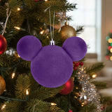 Esfera Navideña en Forma de Mickey, Color Morado