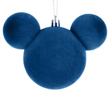 Esfera Navideña en Forma de Mickey, Color Azul