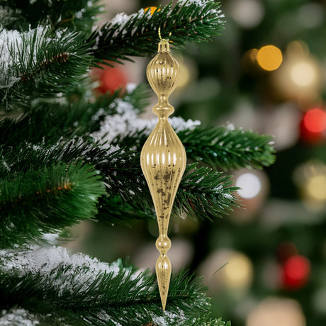 Ornamento Navideño, Color Dorado