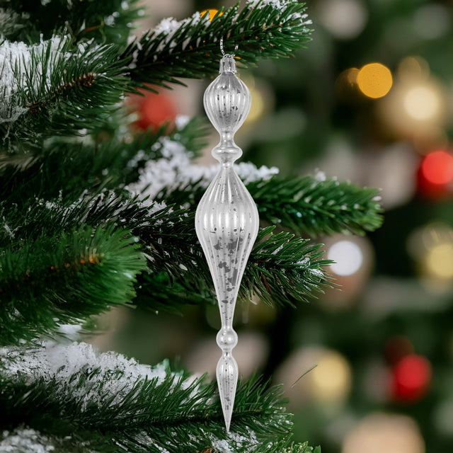 Ornamento Navideño, Color Plata