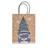 Bolsa de Regalo Navideña, Muñeco de Nieve, 3 pzas