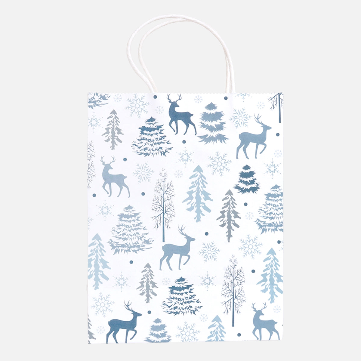 Bolsa de Regalo Navideña, Muñeco de Nieve, 3 pzas