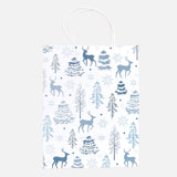 Bolsa de Regalo Navideña, Muñeco de Nieve, 3 pzas