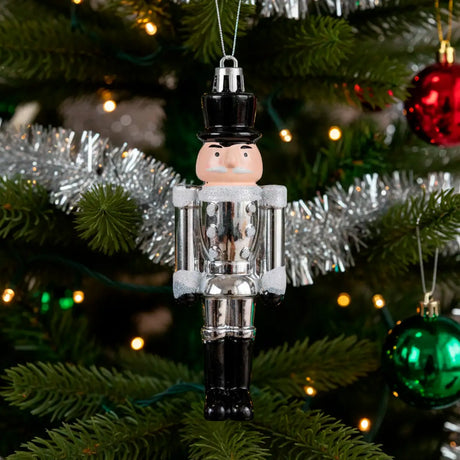 Cascanueces Navideño, Color Plata