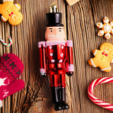 Cascanueces Navideño, Color Rojo