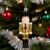 Cascanueces Navideño, Color Oro