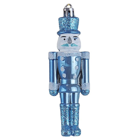 Cascanueces Navideño, Color Azul