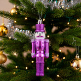 Cascanueces Navideño, Color Morado