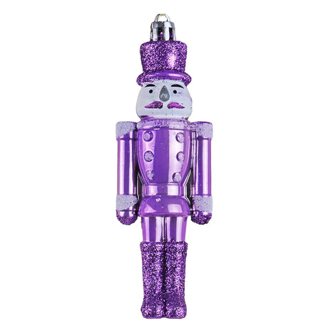 Cascanueces Navideño, Color Morado