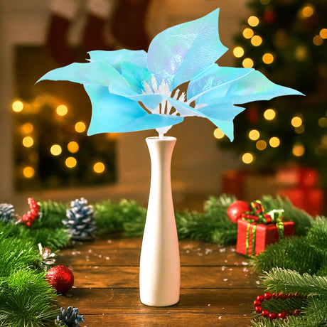 Nochebuena Decorativa, Color Azul