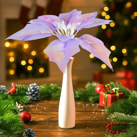 Nochebuena Decorativa, Color Morado