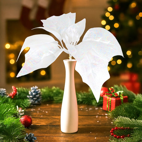 Nochebuena Decorativa, Color Blanca