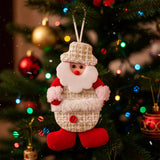 Adorno Colgante Navideño, Santa, Color Blanco