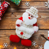 Adorno Colgante Navideño, Santa, Color Blanco