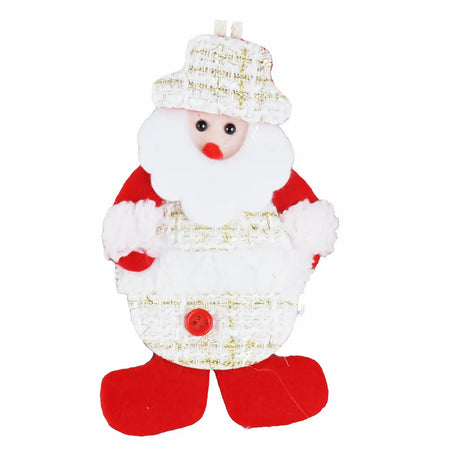 Adorno Colgante Navideño, Santa, Color Blanco