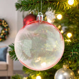 Esferas Navideñas, Iridiscente, 2 pzas