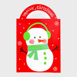 Bolsa de Regalo Navideña con Asa, Muñeco de Nieve