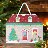 Bolsa de Regalo Navideña, Forma de Casa
