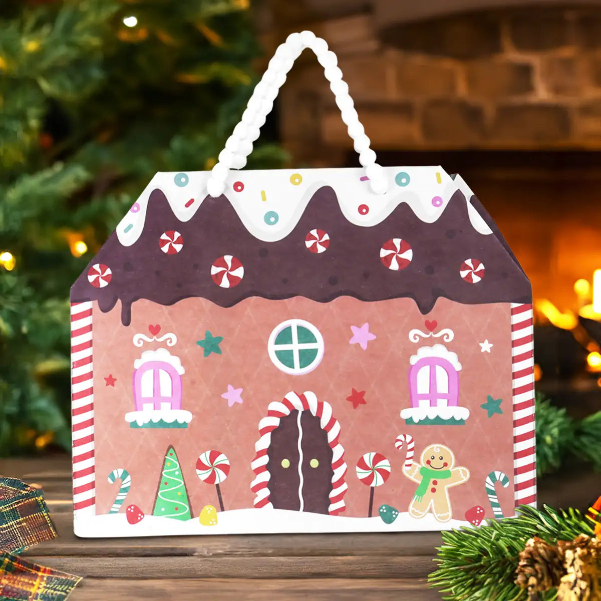 Bolsa de Regalo Navideña, Casa de Jengibre