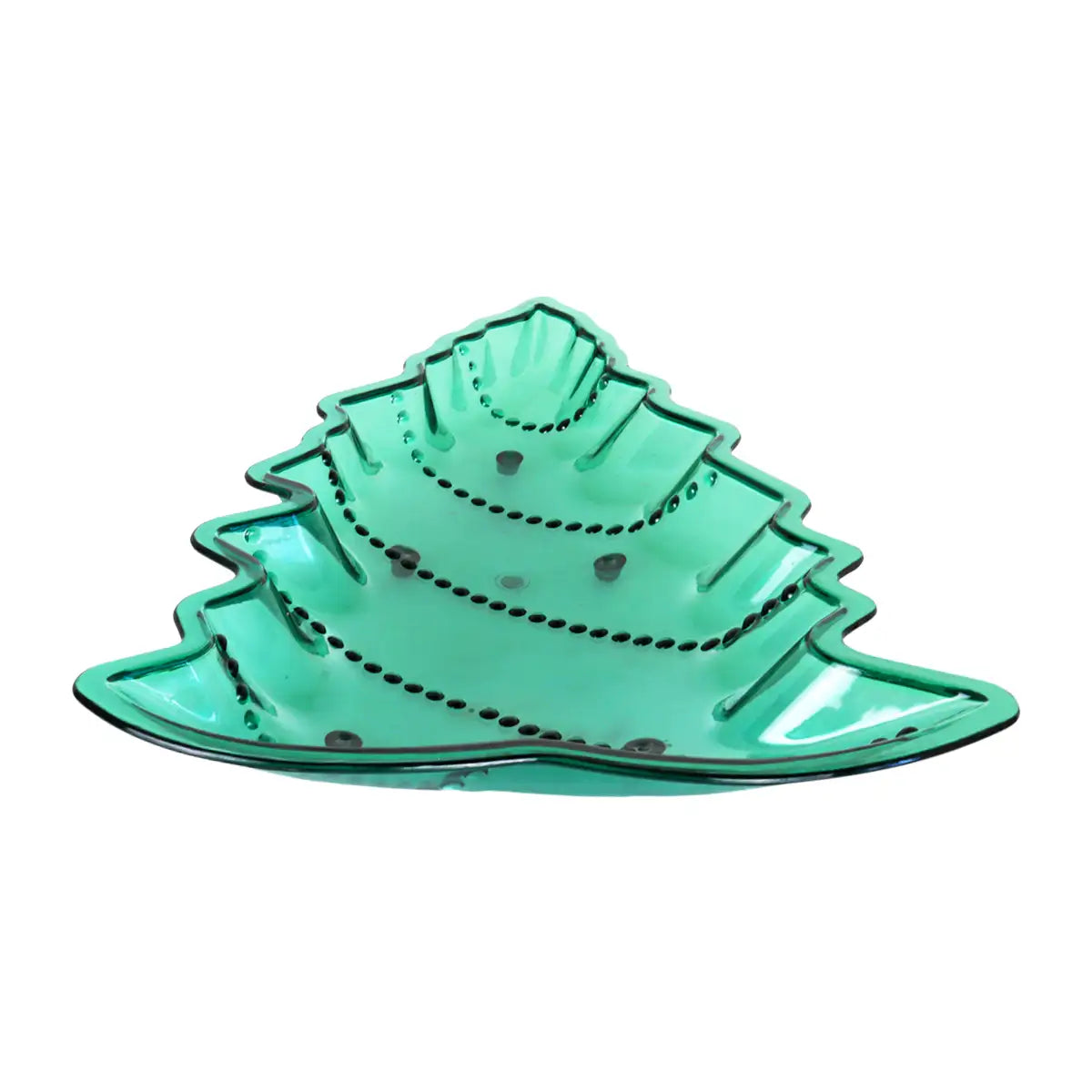 Charola Navideña, Pino, Color Verde