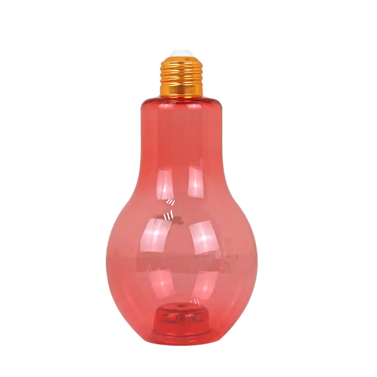 Foco, Vaso de Plástico con Luz, Color Rojo