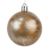 Mix de Esferas Navideñas, Color Café. 5 pzas