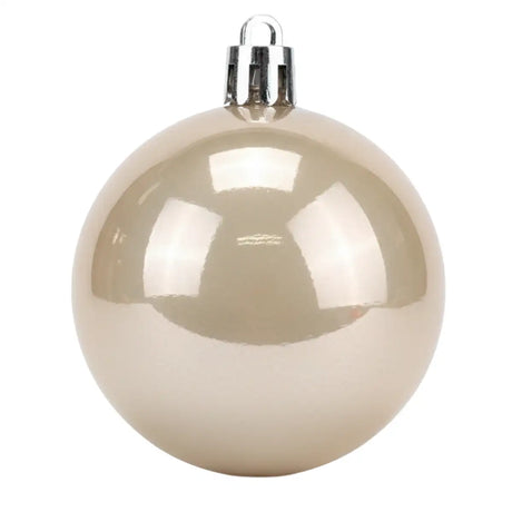 Mix de Esferas Navideñas, Color Oro. 5 pzas