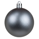 Mix de Esferas Navideñas, Color Plata. 5 pzas
