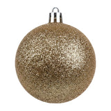 Mix de Esferas Navideñas, Color Plata. 5 pzas