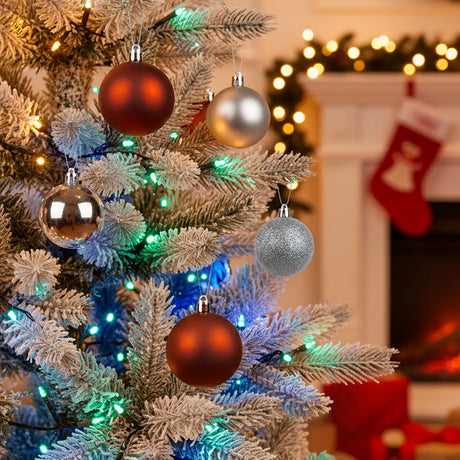 Mix de Esferas Navideñas, 5 pzas