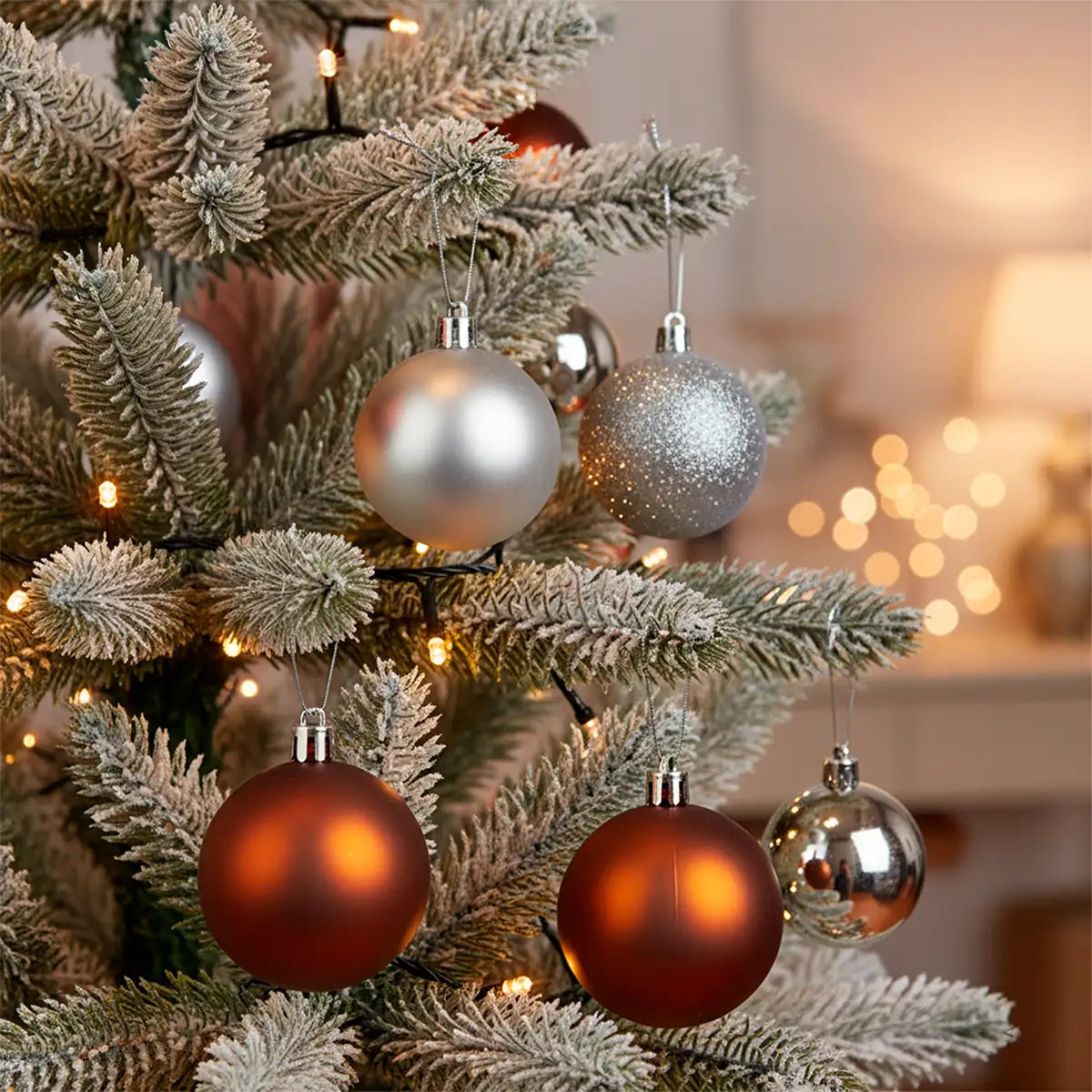 Mix de Esferas Navideñas, 5 pzas