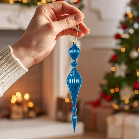 Ornamento Navideño, Color Azul