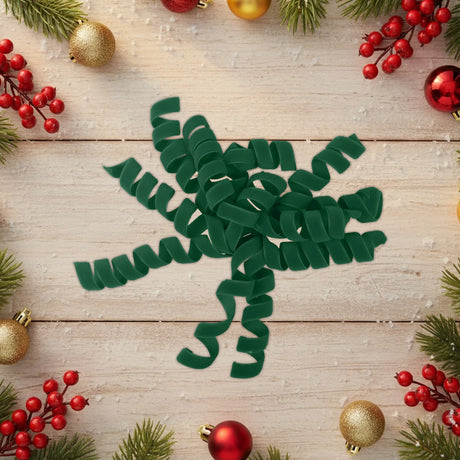 Ornamento Navideño, Moño, Color Verde