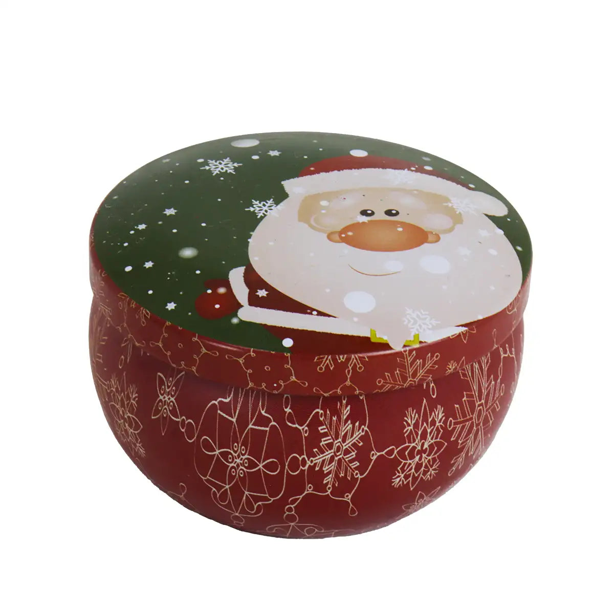 Vela Navideña en Lata, Santa Claus