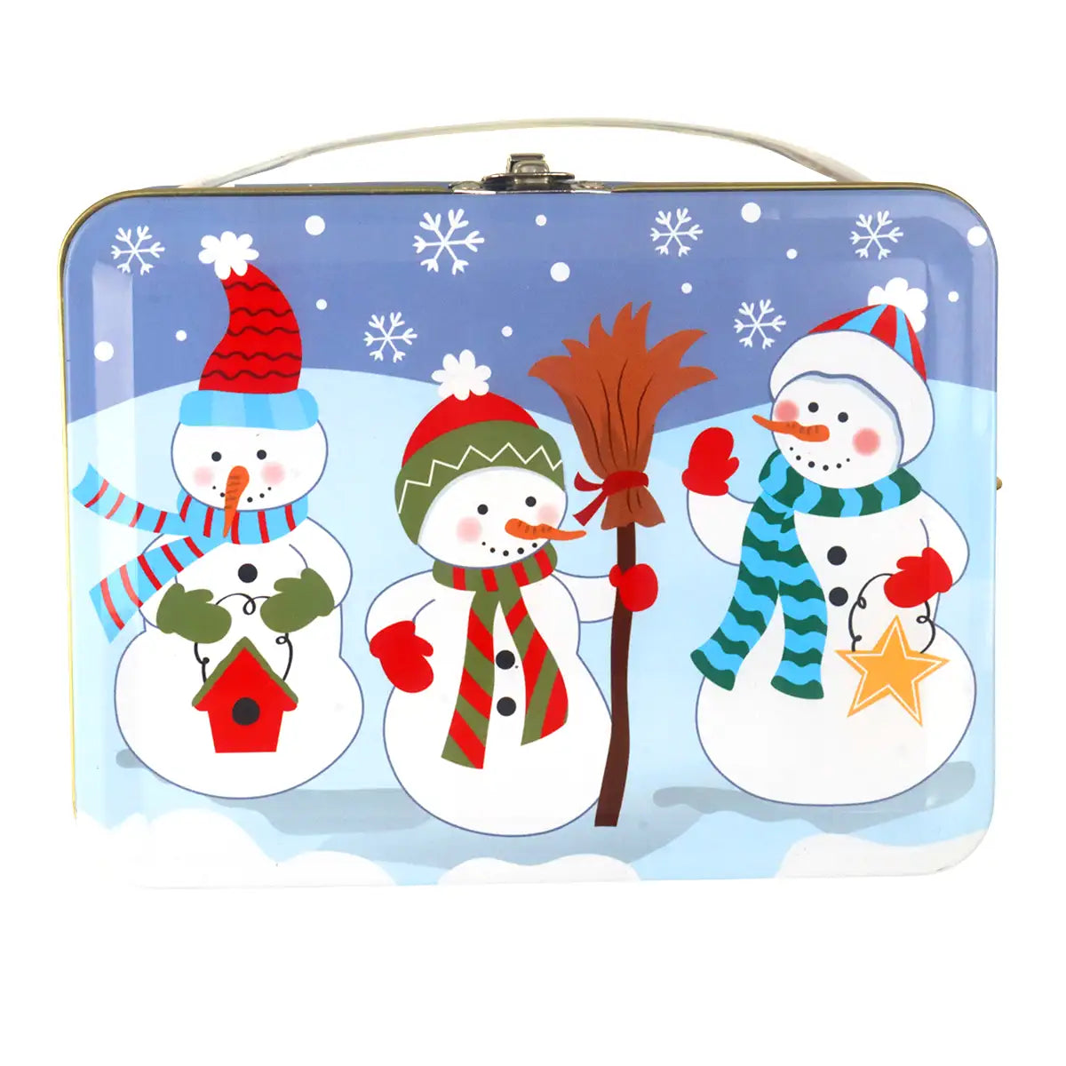 Lonchera Metálica para Niños, Navideña