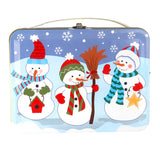 Lonchera Metálica para Niños, Navideña