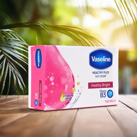 Jabón en Barra Vaseline Healthy Plus Healthy Bright, 75 g